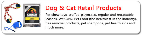 The Pet Salon in Margate, New Jersey has an assortment of dog food, shampoos, pet health care products, dog leashes, dog collars and more.